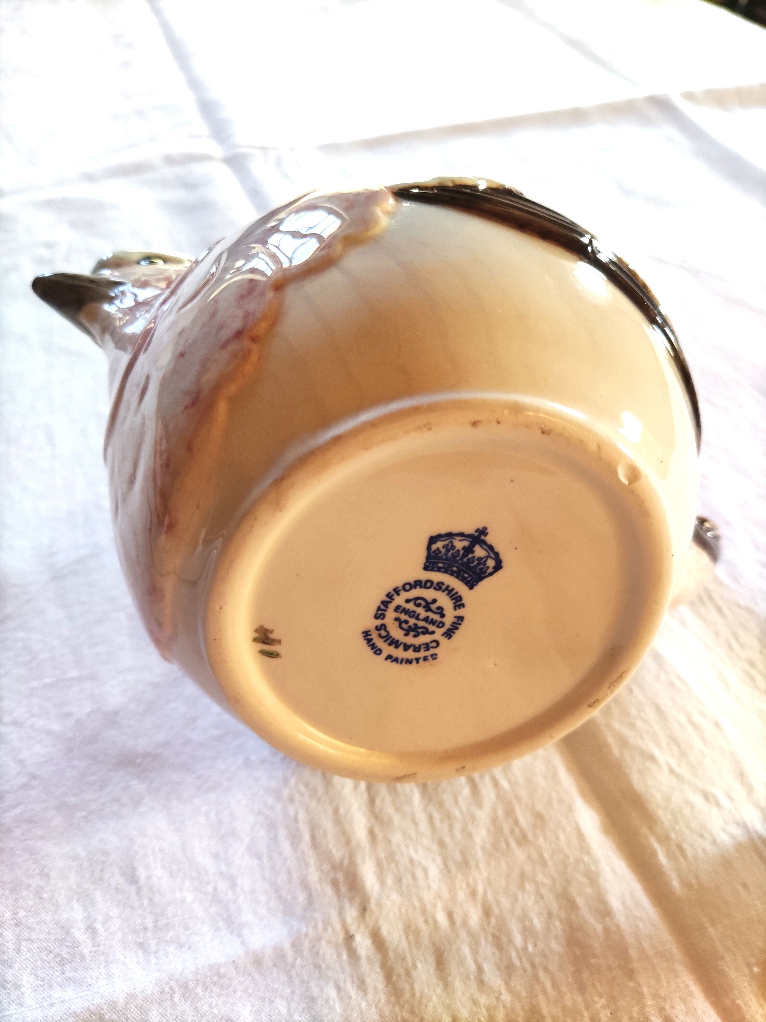 English ceramic teapot - staffordshire