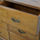 Chest of drawers in oak apothecary France 1930s