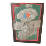 Peinture Art abstrait/Huile sur toile. Style Augustin Ubeda. 32 x 24cm