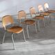 Vintage chairs | dining chairs | stackable chairs | 5 piece