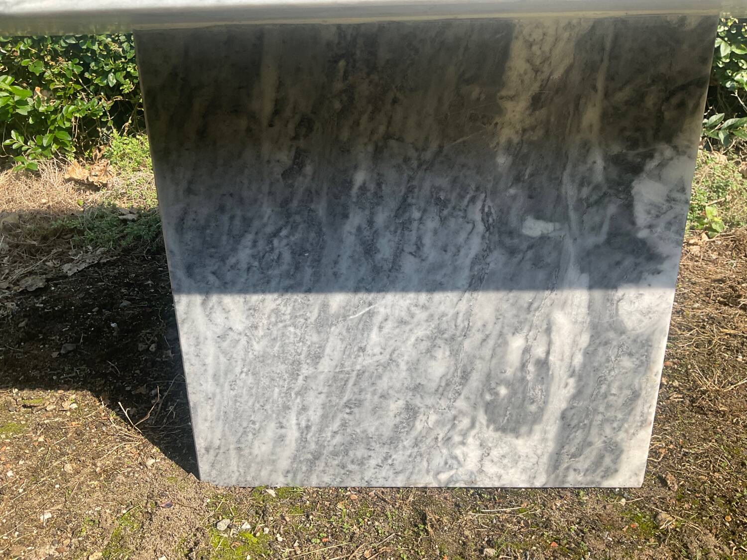 Vintage 70s marble coffee table