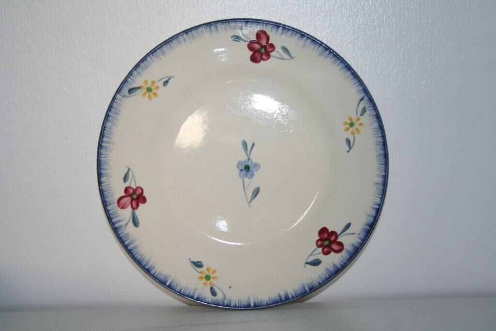 8 plates Mary Lou Digoin Sarreguemines ø 18 cm