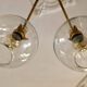 Lustre "Pastoral" en laiton avec six globes Hans-Agne Jakobsson