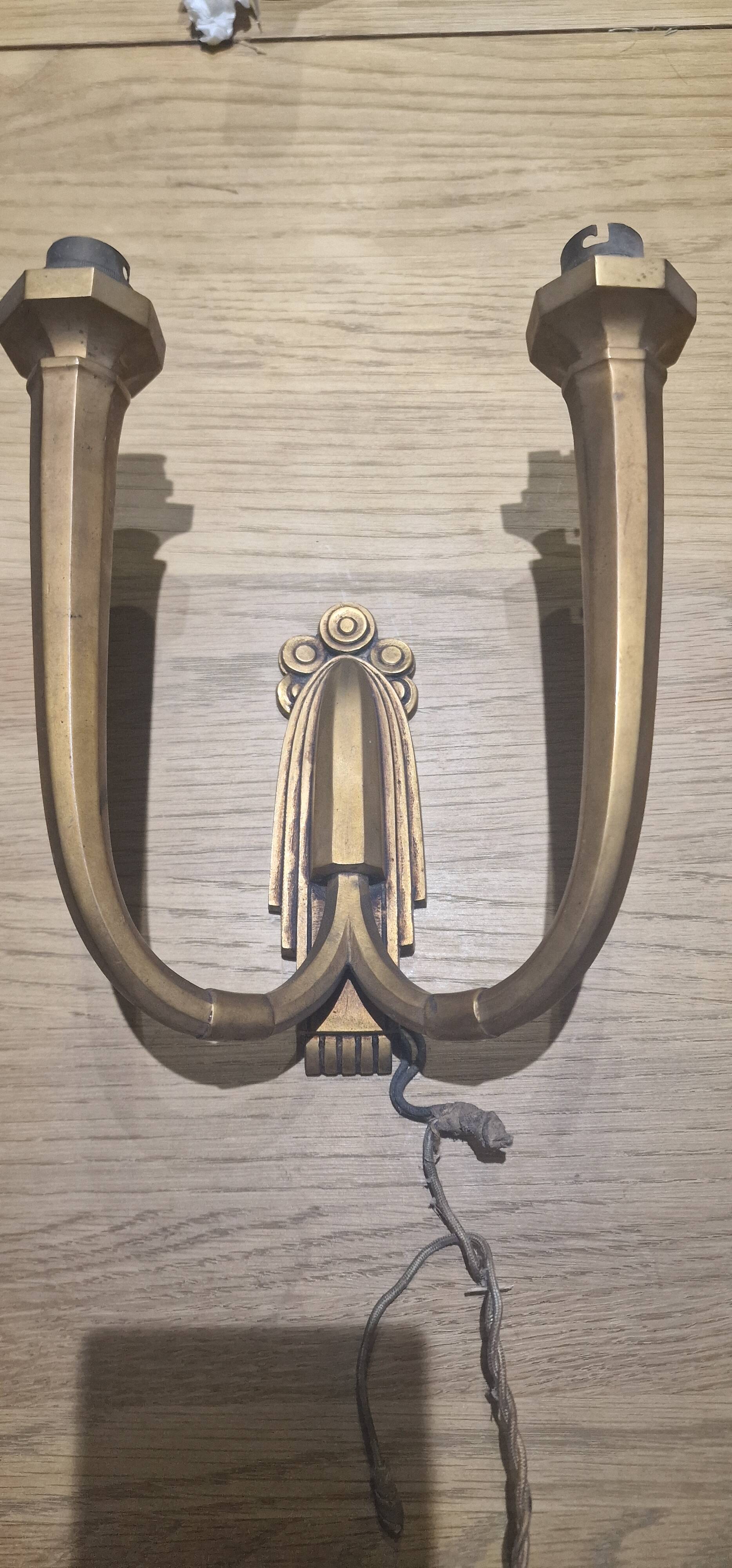 Boretti bronze wall light