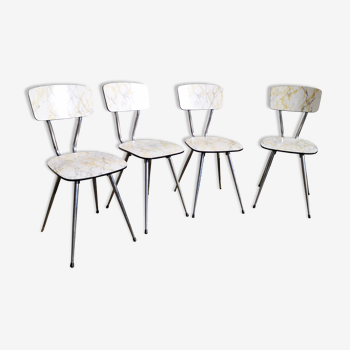 Roger Breton's series of 4 formica chairs