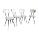 Série de 4 chaises formica de Roger Breton