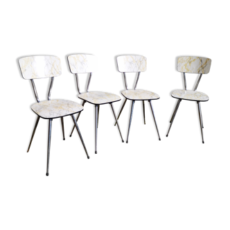 Roger Breton's series of 4 formica chairs