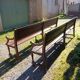 Pair of antique church pews