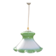 Vintage suspension in green opaline
