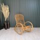 Rocking chair en rotin