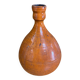 Old lamp base vallauris terracotta orange glazes vintage #e4