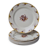 Boch La Louvière 7 assiettes plates