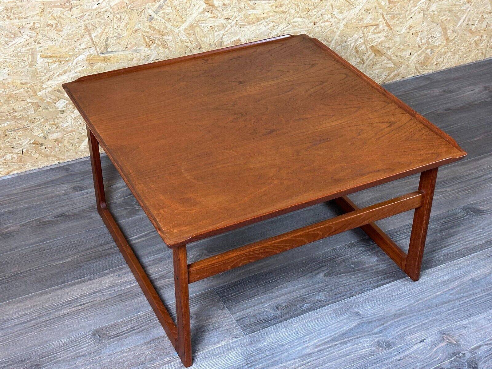 60s 70s teak coffee table Kubus by Jalk Vodder Andersen for Dyrlund Denmark