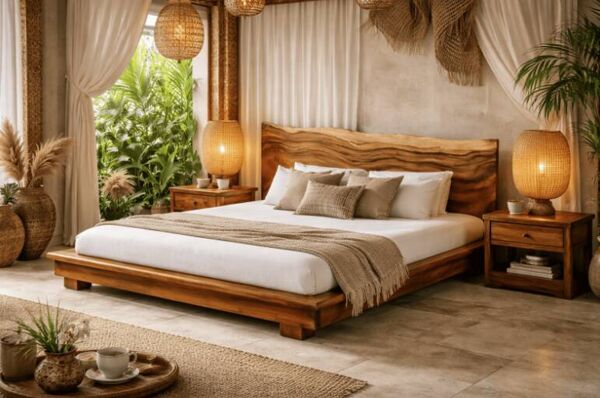 Tour de lit suar ambiance du monde pour matelas 200*180