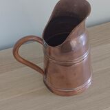 Antique copper pitcher