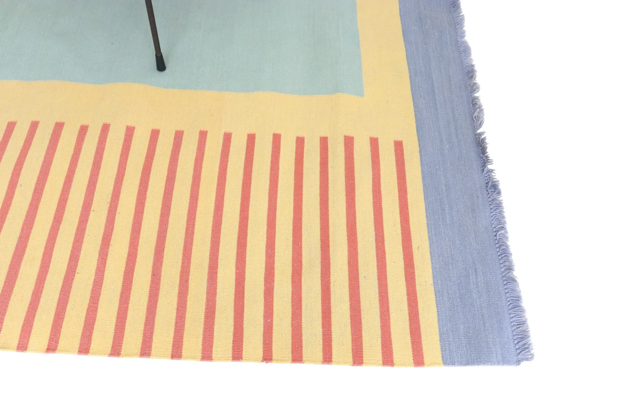 Vintage hand-woven wool kilim / flatweave rug, 1970s–80s