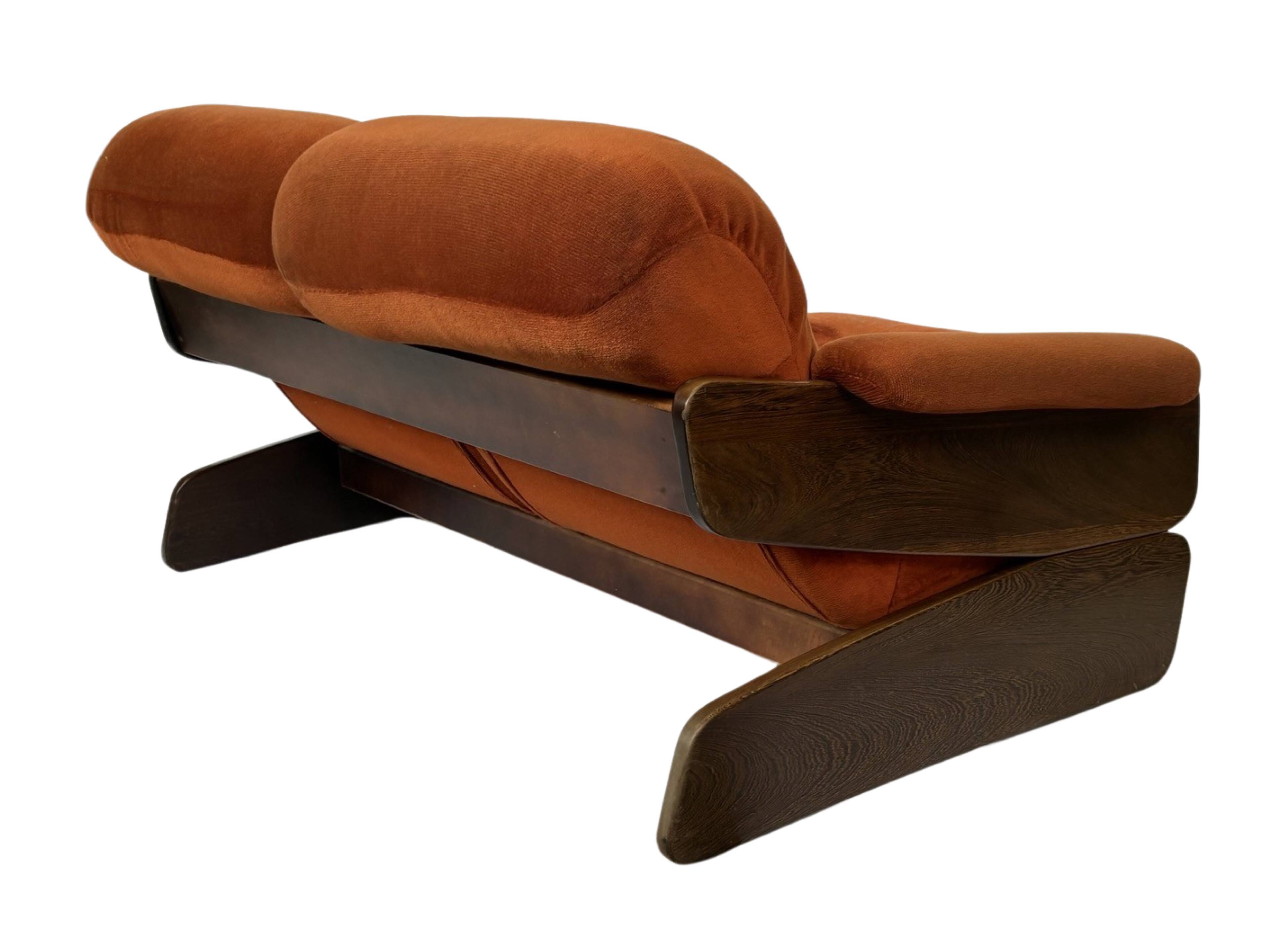 Vintage Space Age Sofa Two Seater Sofa Design 1970s