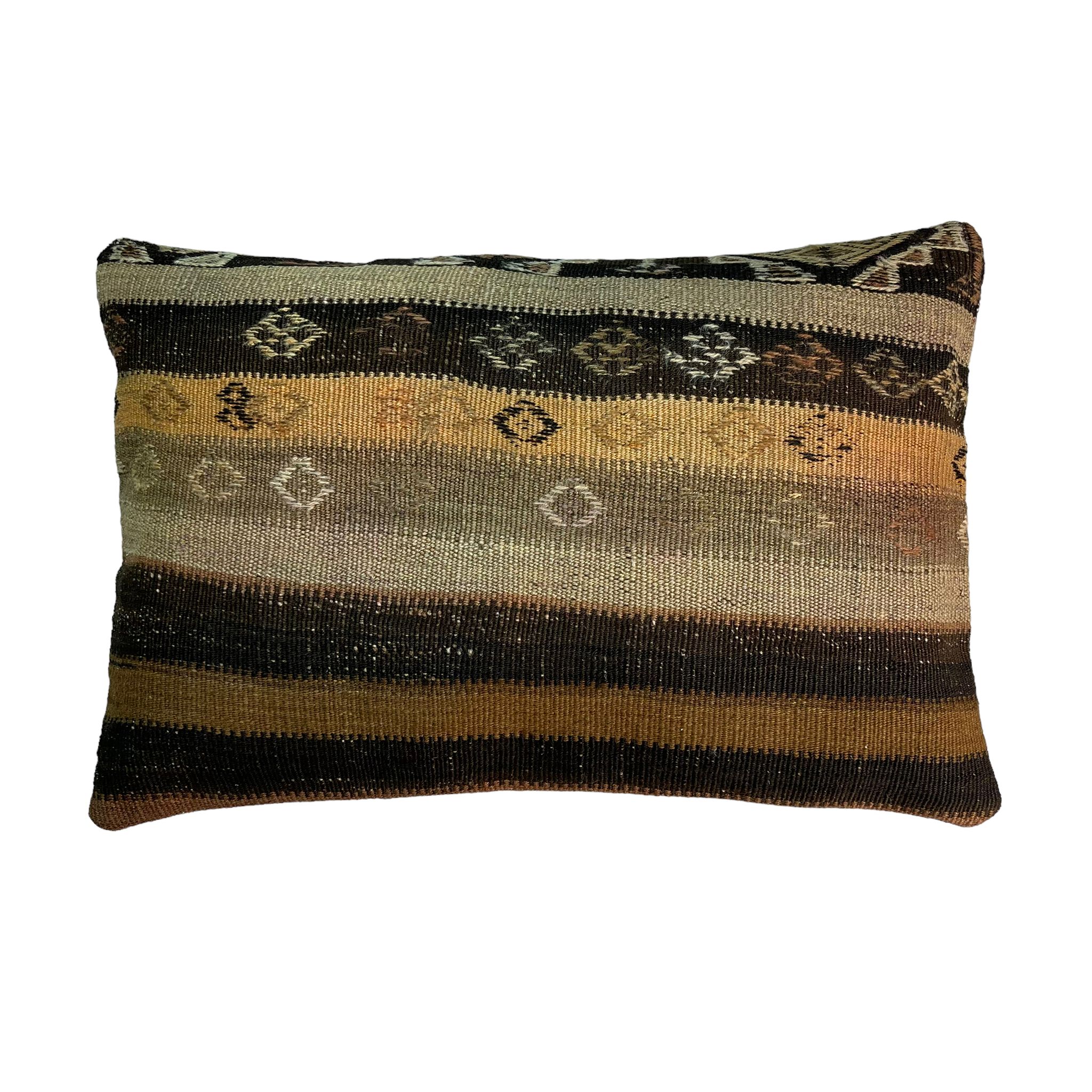 Housse de coussin kilim vintage turque faite à la main