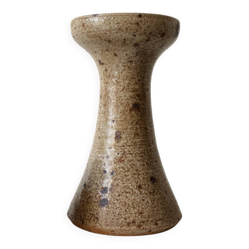 Pyrite stone candlestick vase, Alain Blanchard 1970