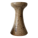 Pyrite stone candlestick vase, Alain Blanchard 1970