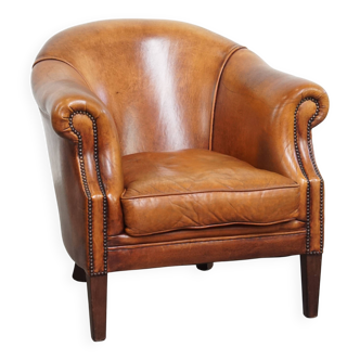 Sheepskin Leather Club Chair