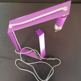 Lampe géométrique mauve