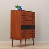 Commode en teck, design danois, années 1970, production : Danemark