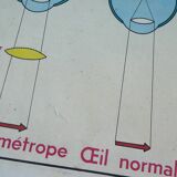 Old MDI school poster, eye-vision & ear-nose