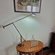 Marquetry side table from the mid-20th century.