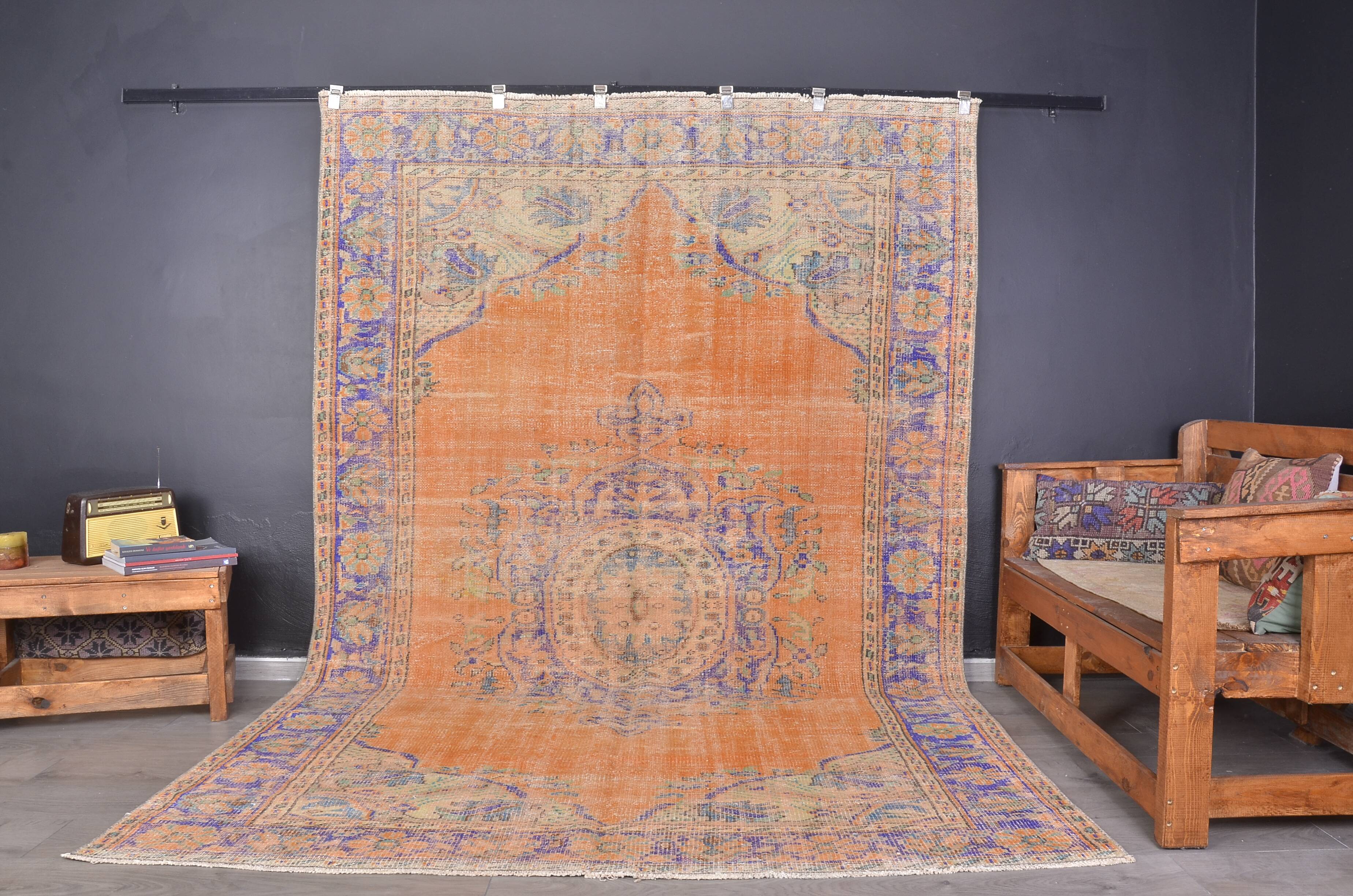 Turkish Oushak Handknotted Rug sku2312