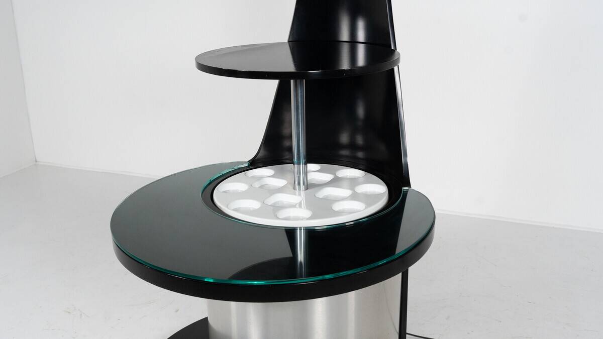 Motorized bar attr. Willy Rizzo, 1970's