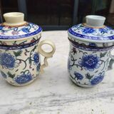 Pair of teacup, lid and infuser
