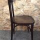 Old Chair Bistro Dark Curved Wood 70s Vintage