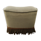 Green velvet pouf 60s