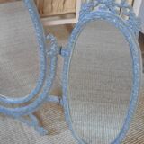 triptych psyche mirror to place on table or dressing table