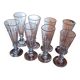 Antique champagne flutes