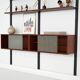 Teak shelving unit, Danish design, 1960s, made in Denmark