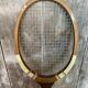 Ancienne Raquette Tennis COMMANDER Bois Sport Vintage #B765