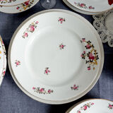 Antique table service in Limoges porcelain by F. Legrand, period A.