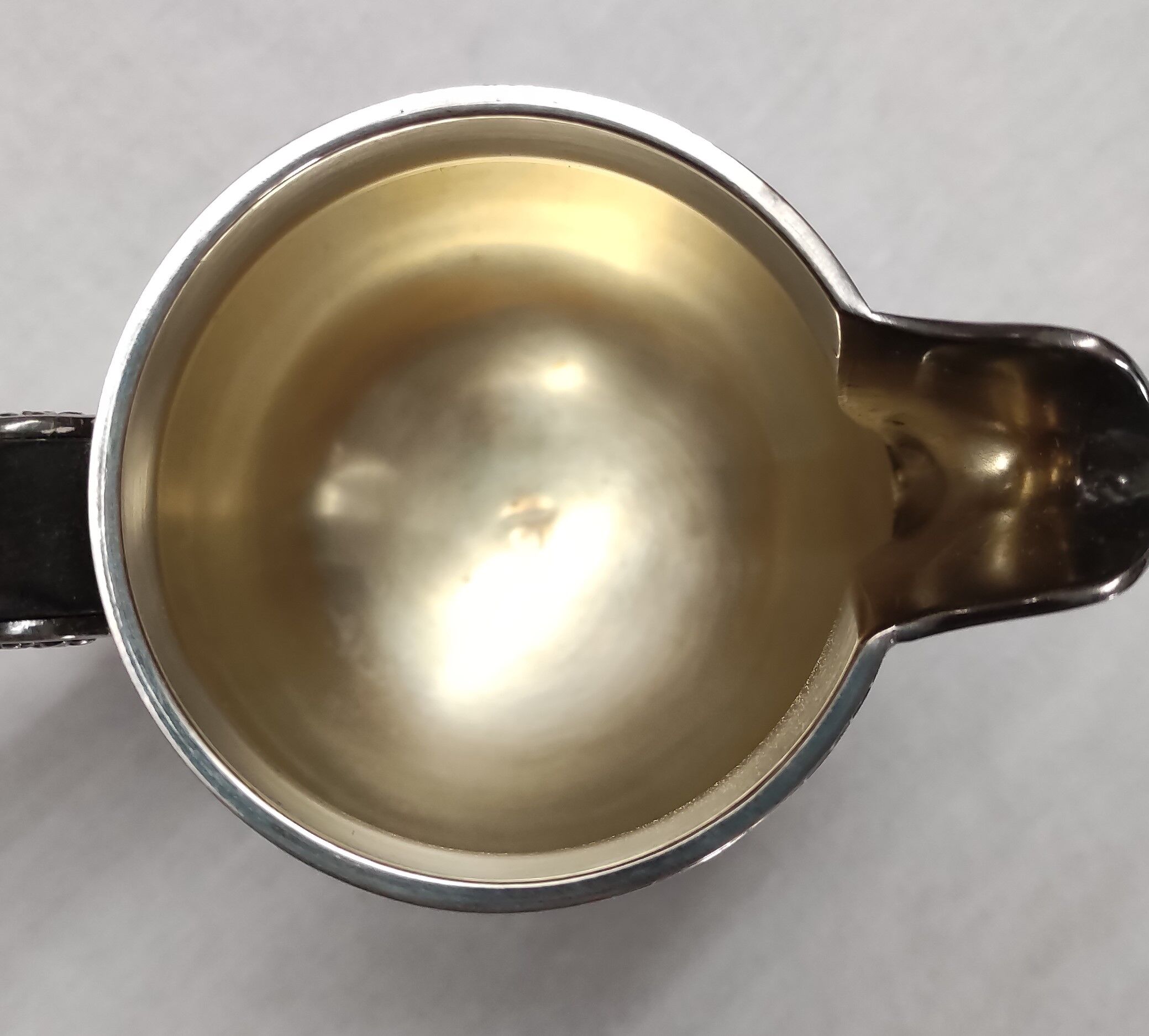 tea and coffee set 5 pieces in silver metal Gallia for Christofle model "Malmaison"