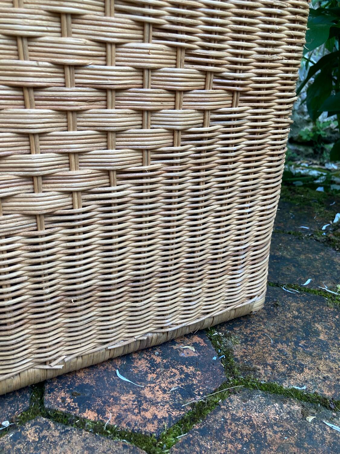 Vintage wicker chest