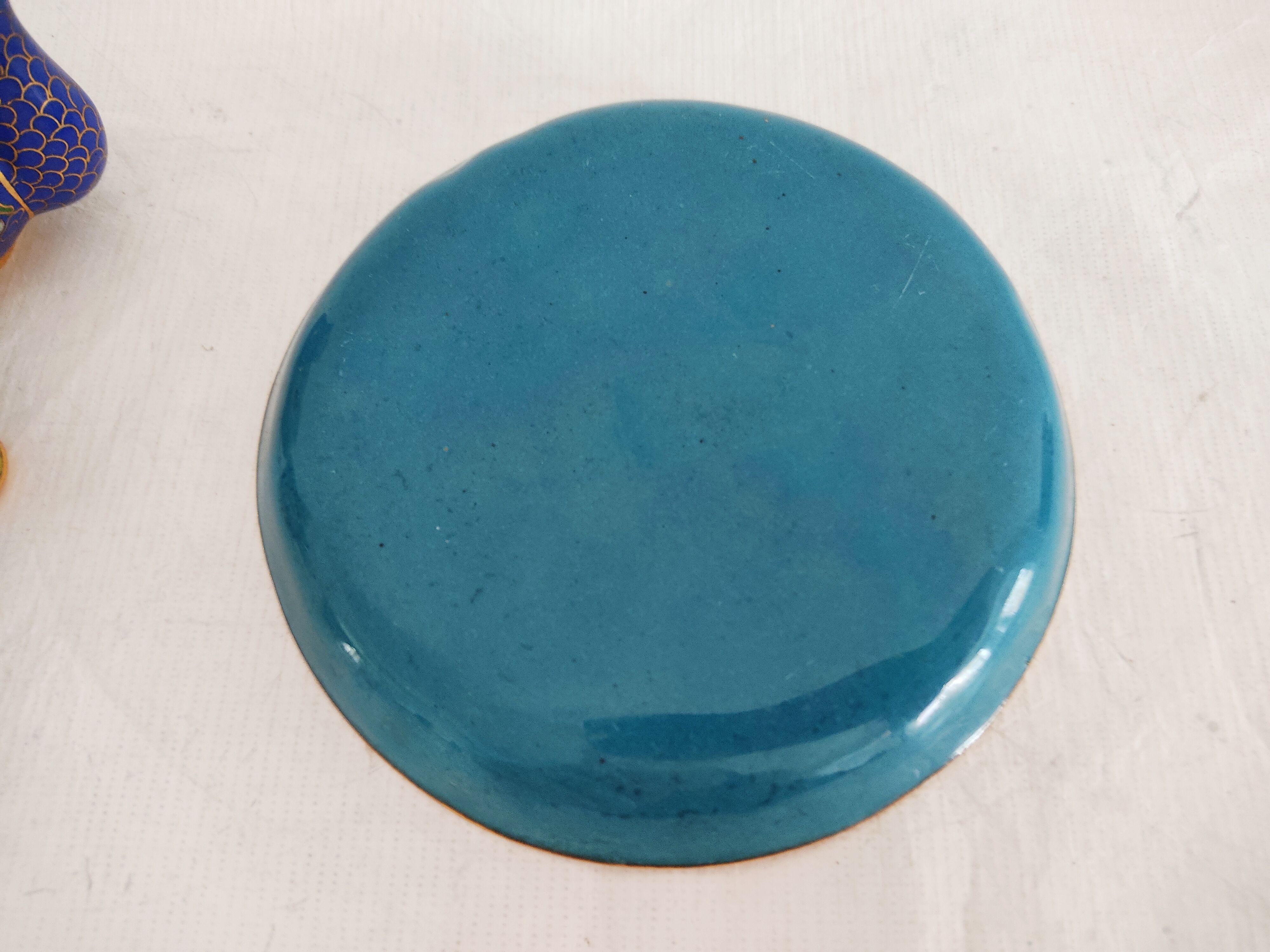China miniature tea service enamels partitioned