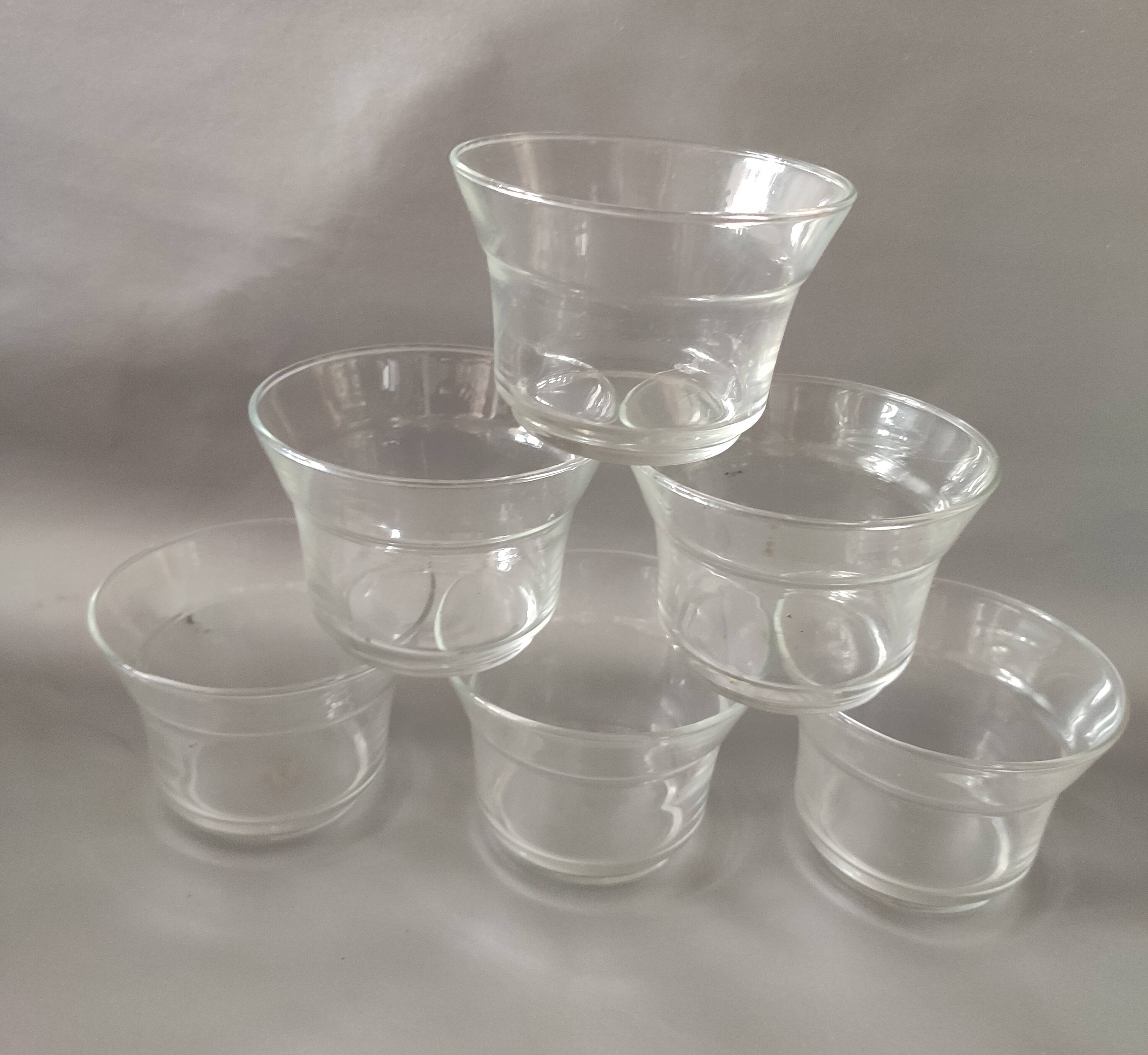 Vintage tea service, Mainz Jenaer Glass
