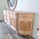 Louis XV style buffet in solid cherry wood, renovated.