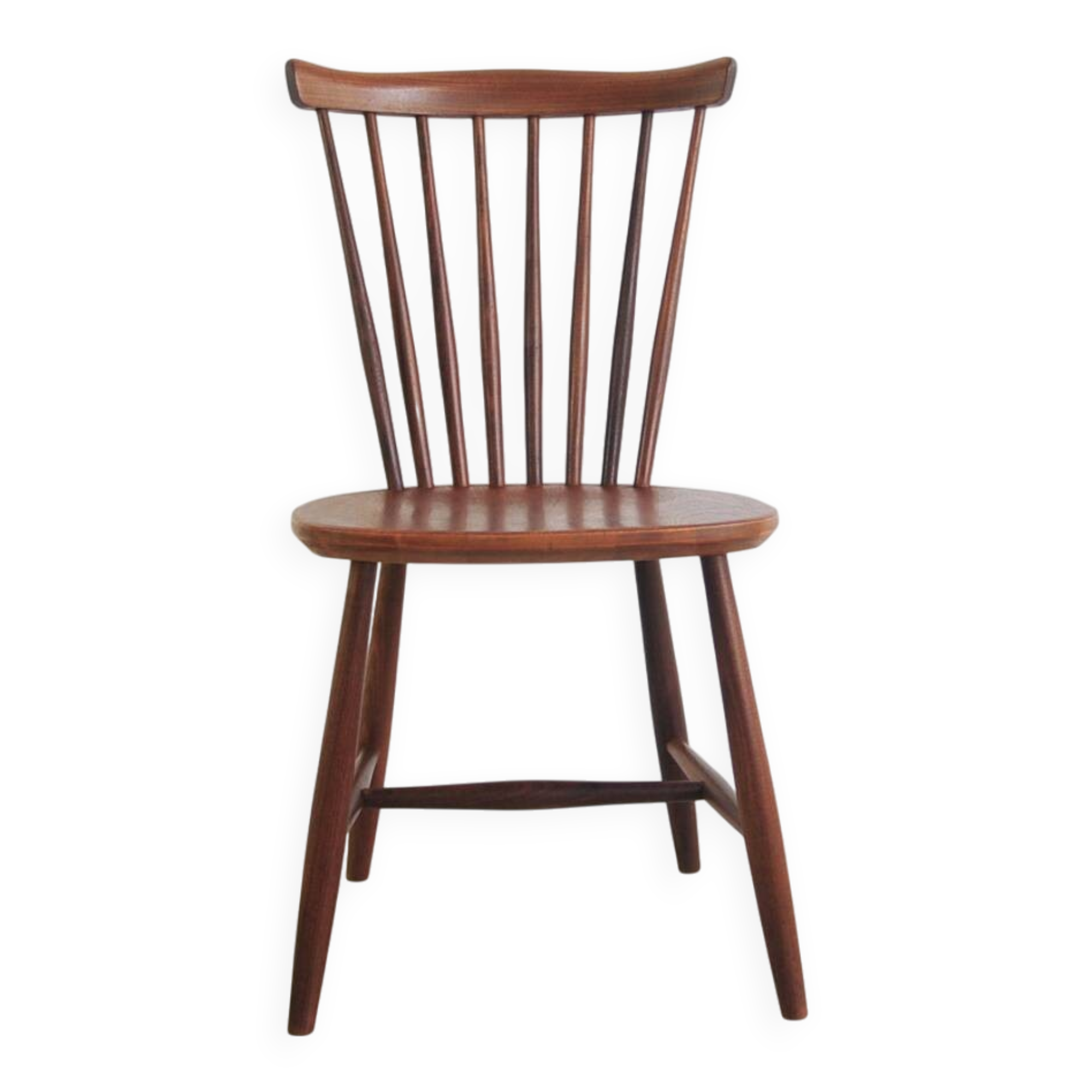 Vintage wooden spindle chair Pastoe