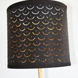 Vintage tripod magazine stand lamp