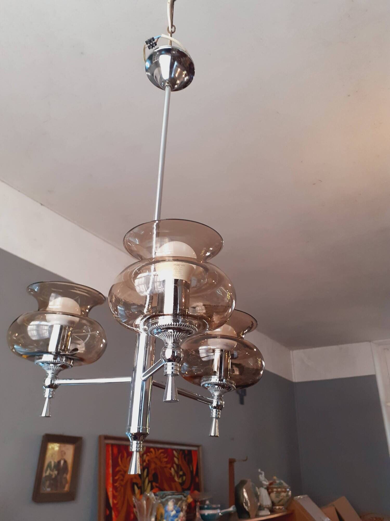 Lustre vintage année 60
