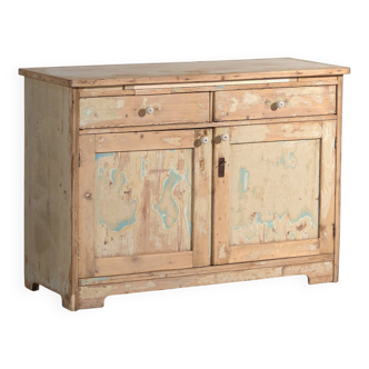 Antique chest of drawers with cream patina (circa 1920) #43
