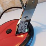Red vintage Aluminor lamp