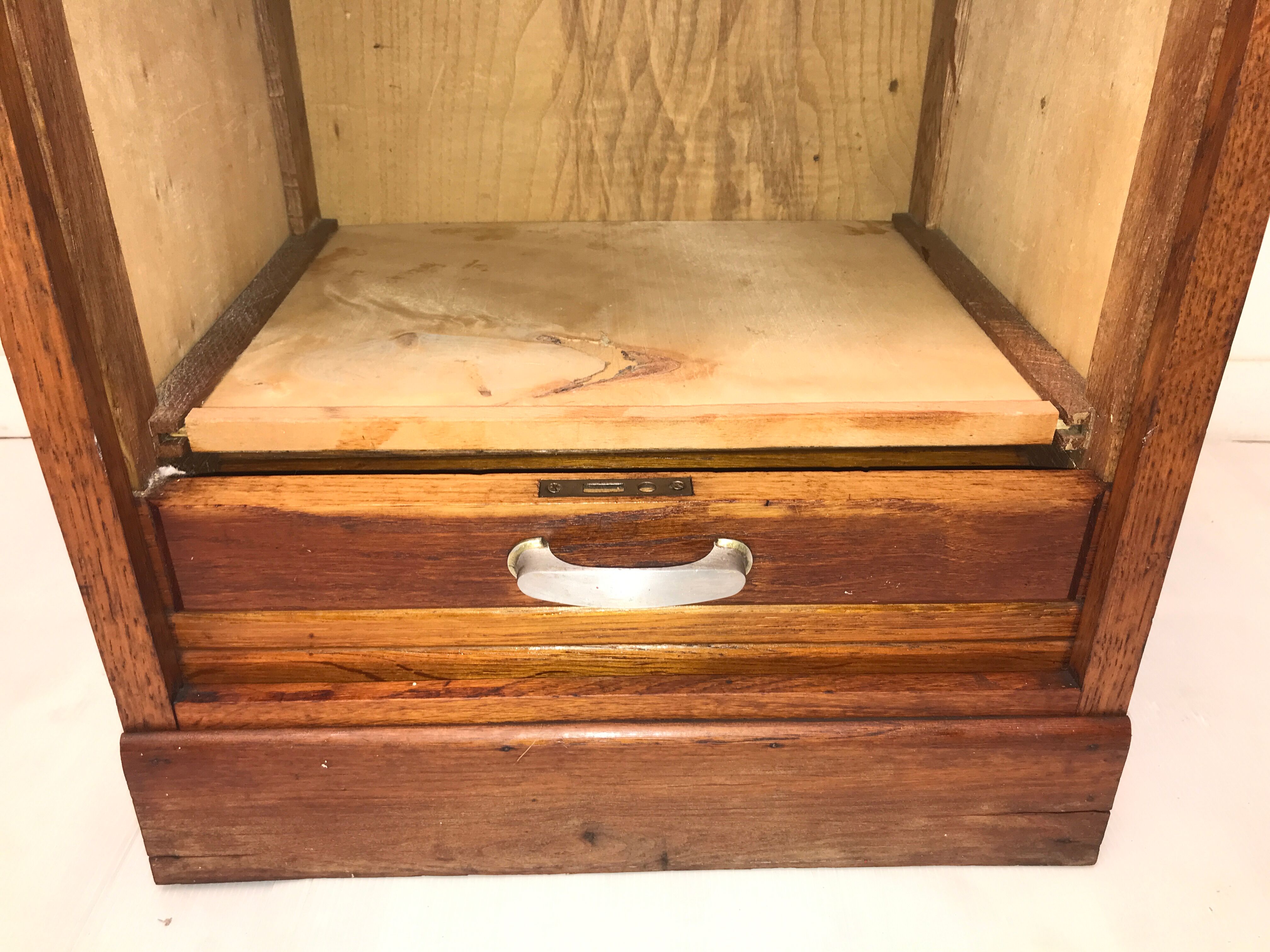 Meuble classeur à rideaux année 50-60
